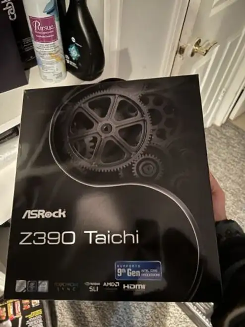 Asrock Z390 Taichi Motherboard Intel Z390 Lga 1151 Ddr4 Hdmi Atx Usb3.1