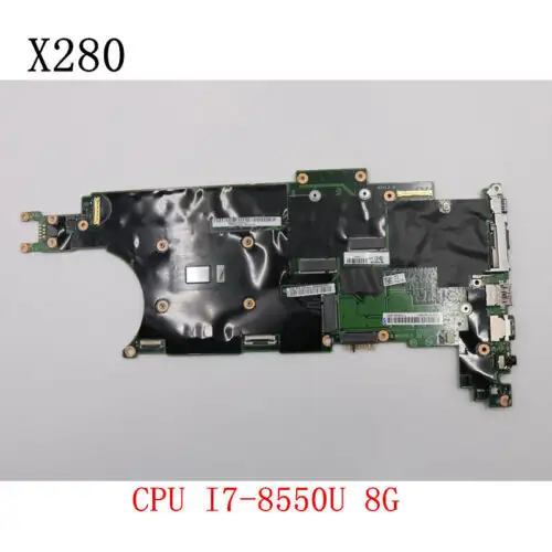 For Lenovo Thinkpad X280 Laptop Motherboard Cpu I7-8550U 8G Fru 01Lx675 02Hl320