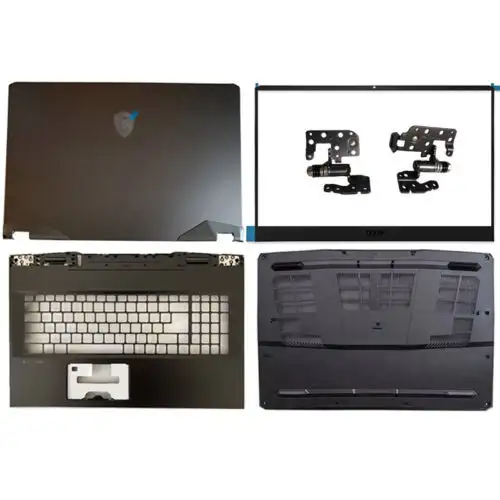 MSI GP76 Raider 10SGS SFS MS-17K2 tampa traseira LCD+moldura+apoio de pulso+base+dobradiça