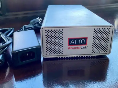 Atto Thunderlink¬ô Thunderbolt 2 To Dual 10Gbase-T Rj45 Ethernet Tlnt-2102-D00