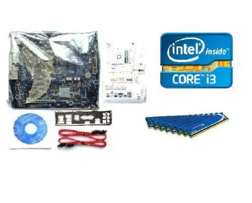 Intel I3 - 3245 Dual Core Cpu Dh67Bl Media Motherboard 8Gb Memory Ram Combo Kit