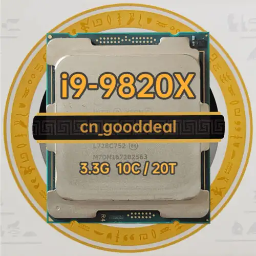 Intel Core I9-9820X Srez8 3.3Ghz 10C/20T 16.5Mb 165W Lga2066 Cpu For X299