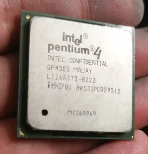 Intel Pentium 4 Cpu Qfx5Es L126A373-0223 Absolute High Collection Value