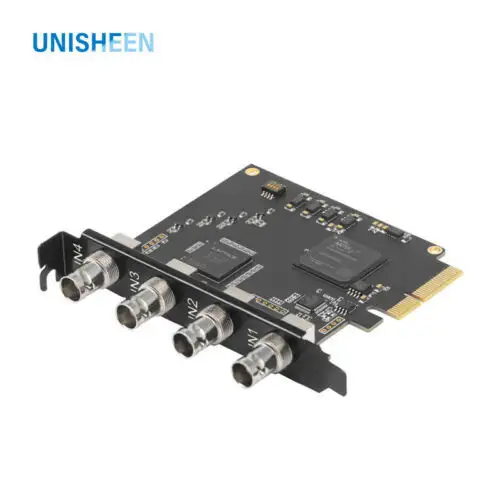1080P60 4 Channels Sdi Pcie Video Capture Card Low Latency Ps4 X Game Live