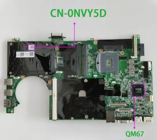 For Dell Precision M6600 02010Ts00-600-G Laptop Motherboard Cn-0Nvy5D