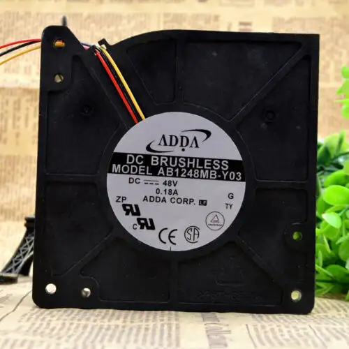 Adda Ab1248Mb-Y03 12032 12Cm 48V 0.18A 冷卻風扇