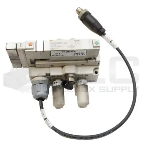 Smc Vqc2201N-51 Pneumatic Solenoid Valve W/ Manifold Assembly