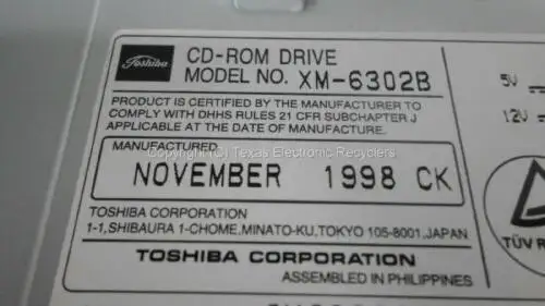 Xm-6302B Toshiba Bezel Matches Dell Optiplex Gx1 32X Cdrom