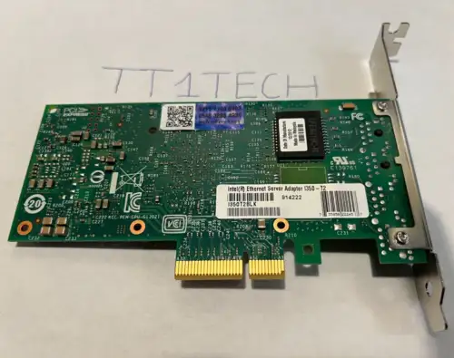 Scheda di rete Ethernet a doppia porta ad alto profilo Intel I350T2Blk I350-T2 originale