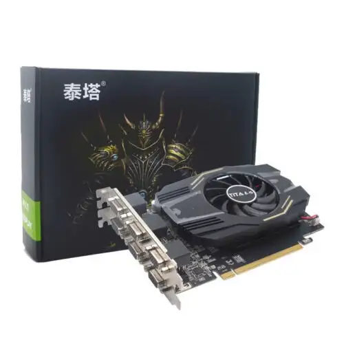 Titan HD7600 6-VGA 2G DDR5 bewakingsprojectie splitscherm en splicing