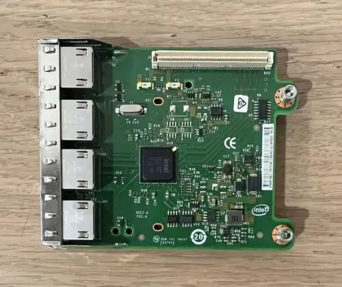 Dell Intel I350 Quad-Ports 1Gbps Ethernet Server Network Card R1Xfc 0R1Xfc