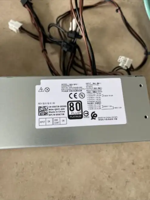 Dell 500 Watt D500Epm-00 Power Supply