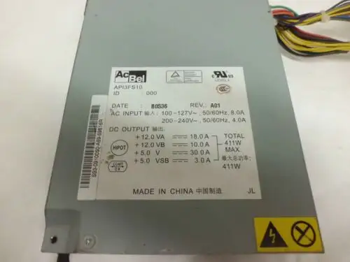 Api3Fs10 Acbel Power Supply As Good Cosmetic Chip On One Fan