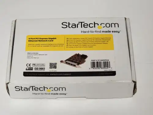 New Startech St1000Spex4 4 Part Pci Express Gigabit Ethernet Network Card