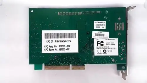G2+/Mila/8D/Cpq Matrox Compaq Hewlett Packard Hp 8Mb Agp Video Card G200 With Vg