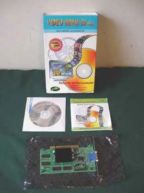 New Jaton Nvidia Video-88-Pci-32Plus Graphic Video Card Tnt-2/M64-32Mb 82088Pci