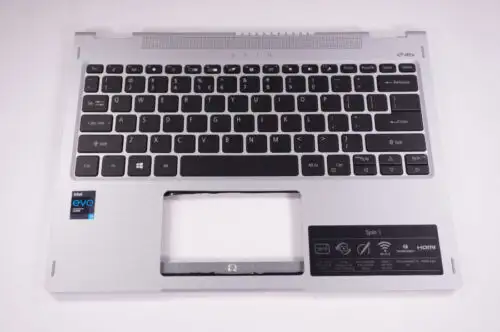 6B.A6Cn1.009 Acer Us Palmrest Keyboard Bl Silver Sp313-51N-50R3