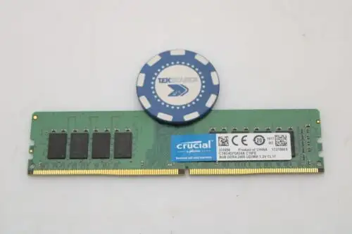 Crucial Ct8G4Dfd824A.C16Ff 8Gb Pc4-19200U Ddr4-2400 2Rx8 N-Ecc