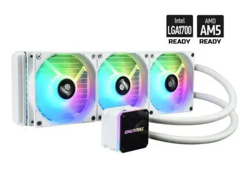 Enermax Liqmax Iii 360 Argb White All-In-One Cpu Liquid Cooler For Am4 & Am5 /