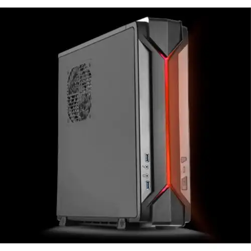 Black Abs Bazel Steel Body Black Internal Mini-Itx 42.5" 2120 Fan And 1...