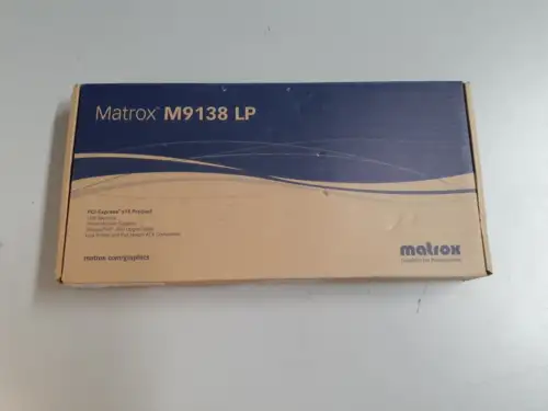 Matrox M9138 Lp 1Gb Quad 4X Mini Display Port Video Card Lp (U14)