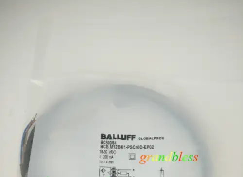 Balluff Bcs M12B4I1-Psc40D-Ep02 10-30Vdc 200Ma 接近開關