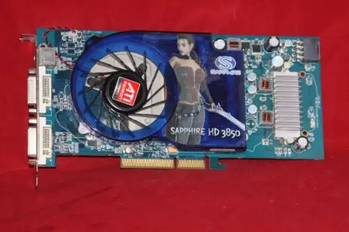 Sapphire Ati Radeon Hd 3850 512Mb Gddr3 Dual Dvi-I/Tvo Agp Graphics Card.