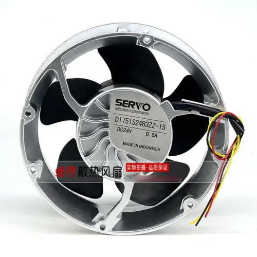 One D1751S24B3Zz-15 24V wentylator chłodzący z ramą aluminiową 172 51Mm