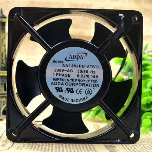 Adda Aa1282Hb-Atgt5 230V 0.22A 12Cm 12038 ventilatore di raffreddamento per armadio