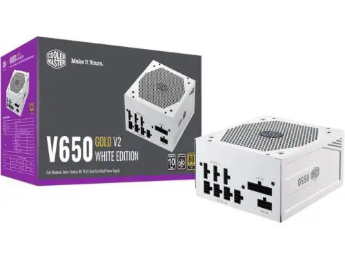 Cooler Master V650 Gold V2 White Edition Mpy-650V-Agbag-Us 650 W Atx 12V Ver. 2