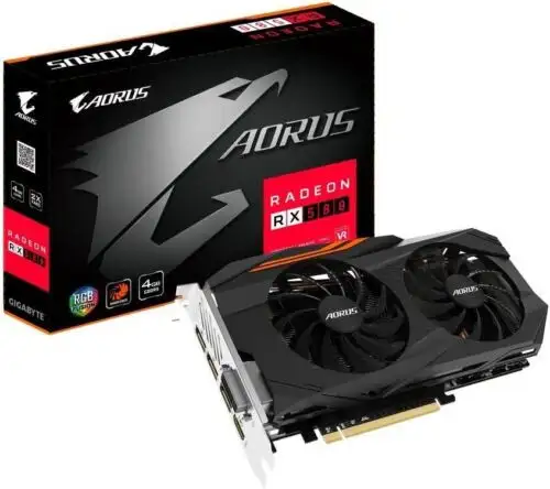 Gigabyte Aorus Radeon Rx580 4Gb Graphics Card (Gv-Rx580Aorus-4Gd)