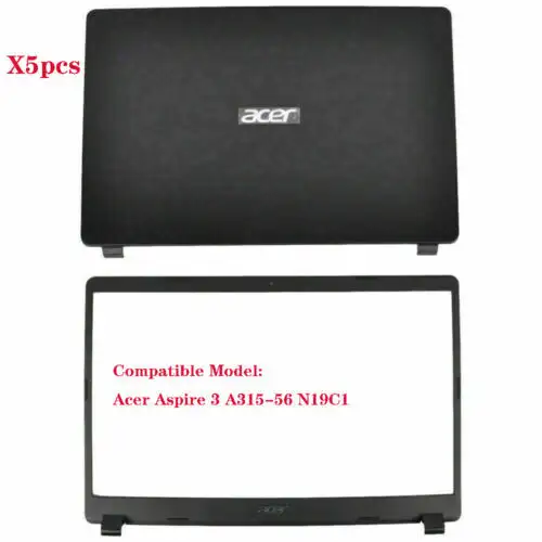 5Pcs Genuine For Acer Aspire 3 A315-56 N19C1 Lcd Back Cove+Front Bezel Trim