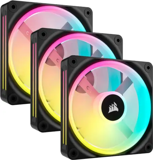 Corsair Icue Link Qx120 Rgb 120Mm Magnetic Dome Rgb Fans Triple Fan Starter Kit