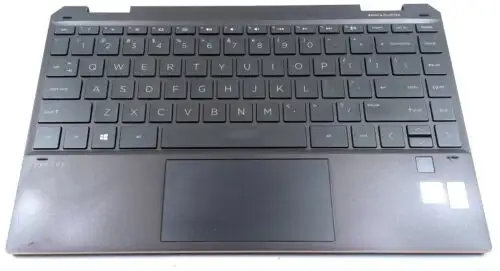 HP L73748-001 13-AW0023DX 13.3" 掌托帶觸摸板鍵盤