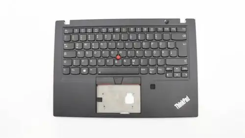 Lenovo Thinkpad T490S Palmrest Cover Keyboard German Black 02Hm285