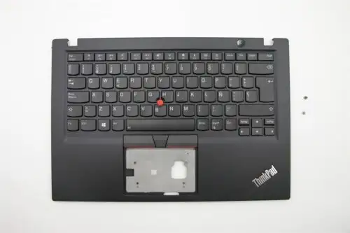 Lenovo Thinkpad T490S Palmrest Touchpad Cover Keyboard Spanish Black 02Hm228