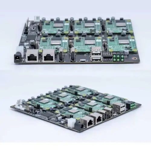 Raspberry Pi CM4 Mini-ITX集群板 支援6個RPi CM4模組