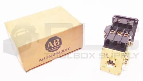 New Allen Bradley 100-A45N3 /C 45 Amp Contactor W/ 195-Ga10/ A Block 100-A45Nd3