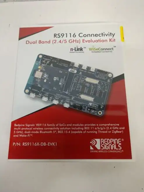 New Rs9116 Wiseconnect Connectivity Dual Band ( 2.4/5 Ghz ) Evaluation Kit