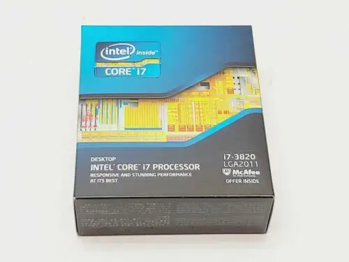 Intel I7-3820 3.6Ghz 10Mb Cache Socket Lga2011 130W. Sealed Fast