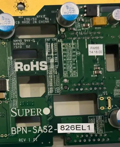 Supermicro BPN-SAS2-826EL1 backplane de expansión 12 bahías LFF SAS/SATA