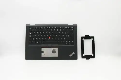 Lenovo Yoga X390 Palmrest Touchpad Cover Keyboard Belgian Black Backlit 02Hl508