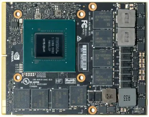 Nvidia Quadro P4000 Mobile Mxm V3.1B Gpu