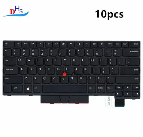 X10Pcs 01Ax446 For Lenovo Thinkpad T470 T480 Keyboard Us 01Hx379 01Ax364