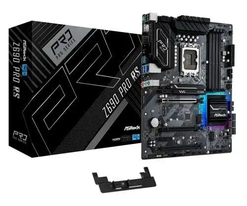 Asrock Motherboard Z690 Pro Rs Intel 12Th Generation Cpu (Lga1700) Z690 Atx