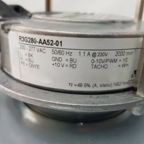48V 135W R3G280Aa5201 ventilateur de refroidissement