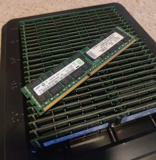 384Gb (24X16Gb) Samsung Pc3-12800 240-Pin Ddr3-1600Mhz Ecc Cl11 Server Memory
