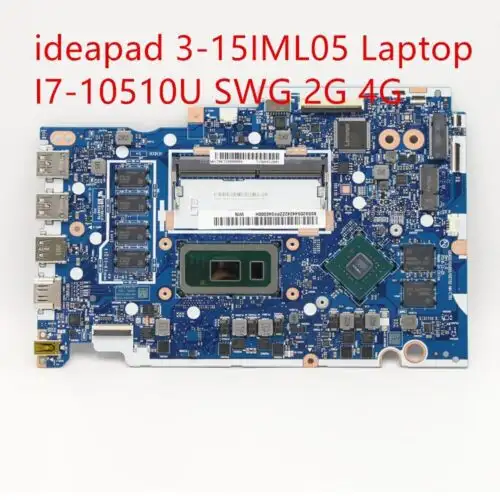 Motherboard For Lenovo Ideapad 3-15Iml05 Laptop I7-10510U Swg 2G 4G 5B20S44242