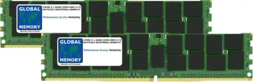 128Gb 2X64Gb Ddr4 2666Mhz Pc4-21300 Ecc Registered Lrdimm Mac Pro (2019) RAMキット