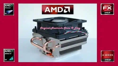 Amd Cpu Cooling Fan For Phenom Ii Black Edition X4 970-975-980 125W Am2 Am3